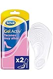 Scholl GelActiv, Plantillas de Mujer en Gel para Tacones Muy Altos, Comodidad Extrema, Pack 2 Plantillas, Talla 35-40,5